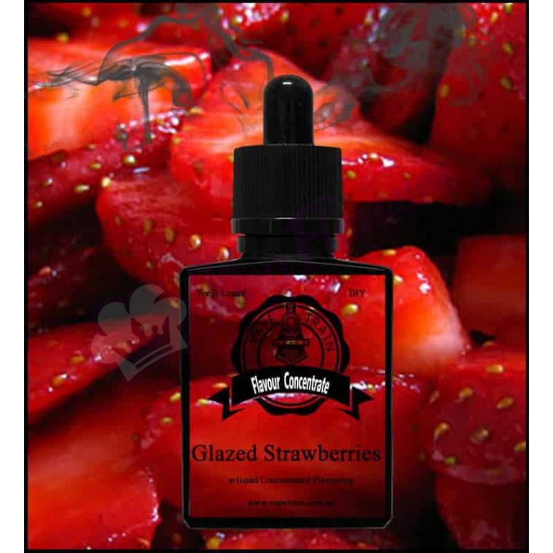 Vape Train Glazed Strawberries